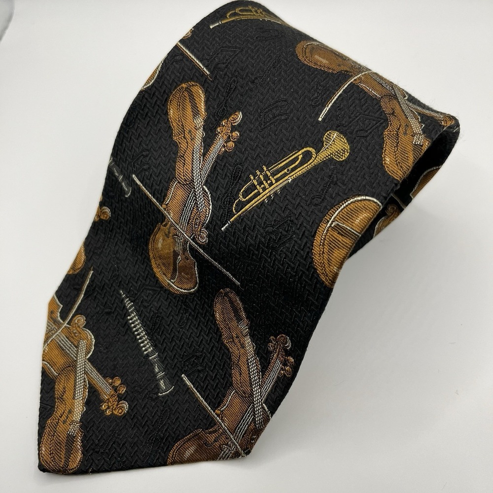 Robert‎ Talbott Studio Nordstrom Finest Silk, Hand Made, Musical